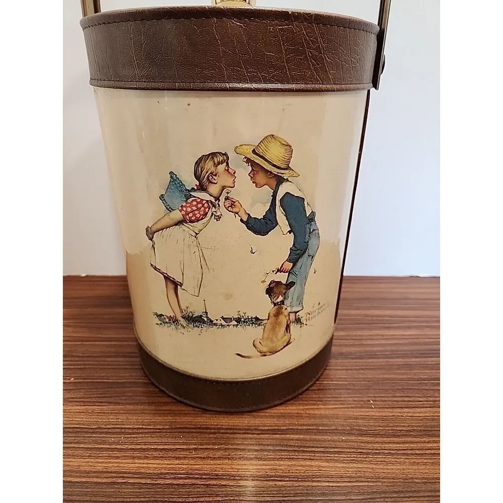 Norman Rockwell Ice Bucket Mid- Century‎ Vintage Prints